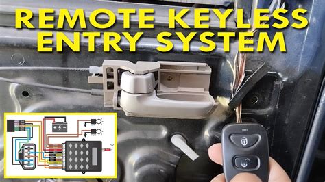 how to install an rfid anti theft keyless entry system|youtube keyless entry system installation.